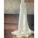Satin Makkana with sleeves