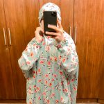 CREPE LIGHT BLUE FLORAL