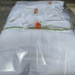 Embroidery Prayer dress (Peachish orange)