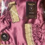 Dark Lavender / Purple Satin Prayer dress