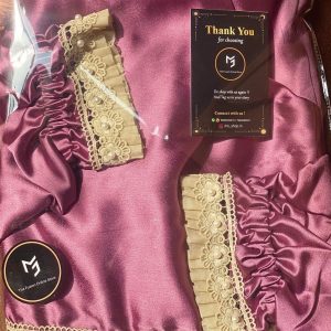 Dark Lavender / Purple Satin Prayer dress