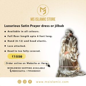 Luxurious Satin Prayer dress or jilbab