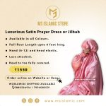 Luxurious Satin Prayer Dress or Jilbab