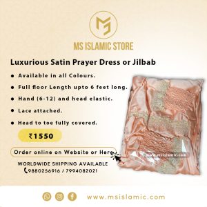 Luxurious Satin Prayer dress or jilbab
